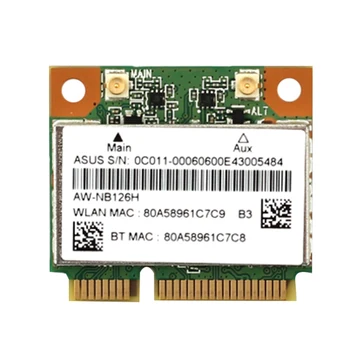 SSEA Нов за AzureWave AW-NB097H AW-NB100H AW-NB126H AR3012 AR5B225 Половина на mini PCI-E Wifi BT4.0 Безжична Wlan карта