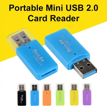Нов мини преносим четец на карти памет, USB 2.0 TF Micro SD за преносими КОМПЮТРИ