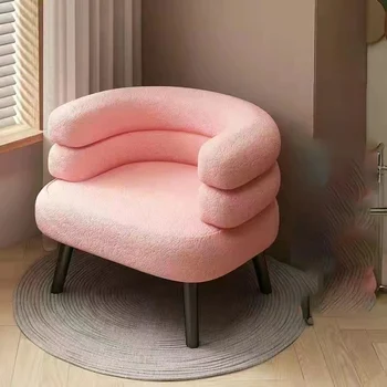 Дизайн Поддръжка на гърба Модерни столове Луксозен диван за дневна Кралицата за медитация италиански стол за почивка Nordic Sillas Мебели за дома