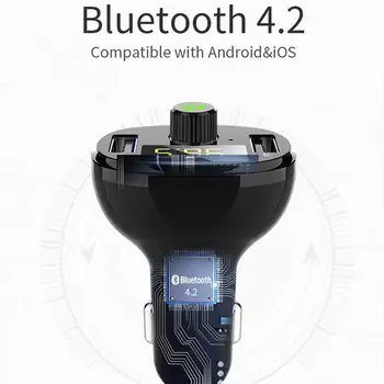 Автоматично Bluetooth, съвместим с MP3-предавател за свободни ръце, музикален плеър