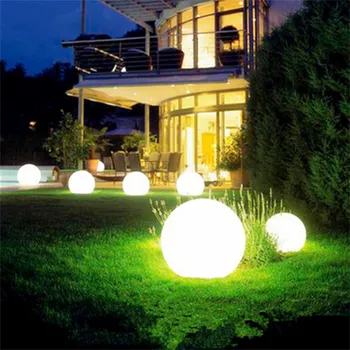 40 см външни led градински топката светлини с дистанционно управление, подови градинска лампа за тревни площи, басейн, сватба парти, декорация на дом за отдих и почивка
