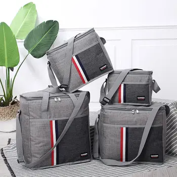 Ежедневни водоустойчива чанта, термоизолированная алуминиево фолио отвътре, кутия за съхранение на продукти, чанта за пикник, чанти за обяд, чанта-хладилник