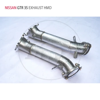 Канализация тръба HMD за Nissan GTR35, автомобилни аксесоари, с колектор каталитичен конвертор, полагане на изпускателния колектор автоматична промяна
