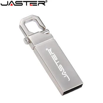 JASTER Hot salling Супер Мини Метален карабинер ключ USB флаш памет 4 GB Пръчка 8 GB 16 GB 32 GB 64 GB Флаш памет с 2.0 USB флаш устройство
