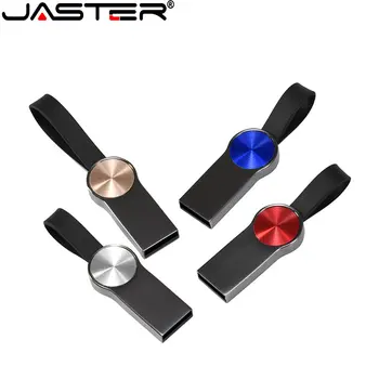 Флаш памети JASTER Mini Metal USB 2.0 64 GB Високоскоростна Флаш-Памет 32 GB Водоустойчив Карта Памет от 16 GB, U-диск С Адаптери TYPE-C
