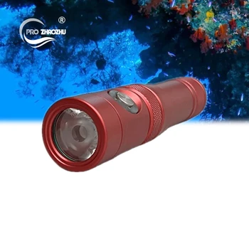 Мощен подводен фенер за гмуркане IP68 Водоустойчив 100 м Type-C кабел за зареждане led фенерче за гмуркане