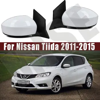 Автоаксесоари За Nissan Tiida 2011-2015 За Hellca Trazo 2011-2015 Авто Външна Врата Огледало за обратно виждане В събирането 3/5PIN
