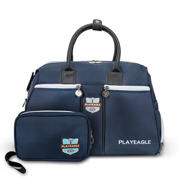 Чанта за голф PLAYEAGLE 2023, бостонская чанта с обувным слой, найлонова чанта за дрехи с голям капацитет за пътуване, авиационна чанта с калъф