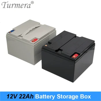 Кутия за съхранение на батерии Turmera 12V 22Ah с Ръчно винт M5 за 36V 48V Батерии, Електрически Мотор и Използване на Енергийната система Solor Panel