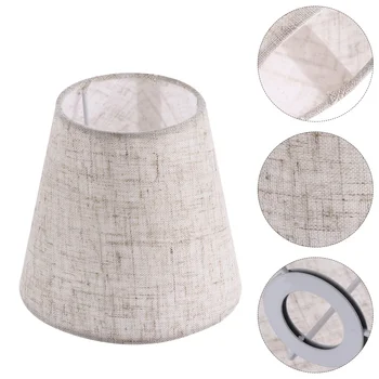 Текстилен лампа от 2 теми, полилей, калъфи за настолни принадлежности, тъканни абажури, аксесоари за таван