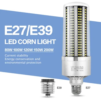 Home Bombillas LED AC85 ~ 220V E27 Фен Царевичен Лампа 80 W 120 150 200 Търговско Осветление Склад, Цех в Промишлена Таванна Лампа