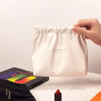 Чанта за багаж чанта за съхранение на хигиенни кърпички, дамски чанта за съхранение, пътна косметичка, чанта на извори, самозакрывающаяся косметичка