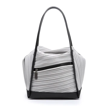 YUDX 2023, пролетно-лятна нова чанта от плисирана тъкан, корейската модерна дамска чанта, ультралегкая преносима женствена чанта през рамо