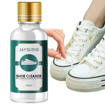 Средство за почистване на обувки, бяла пенка за обувки, препарат за премахване на петна без измиване, дезинфекция, премахване на мръсни петна, черен, ремонт на драскотини, жълт за бели обувки