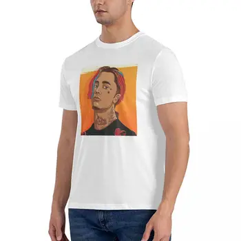Мъжка лятна тениска с изображение на Lil Помпа Art
