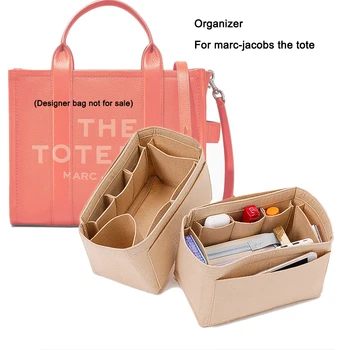 Фетровая чанта с калъф за телефон, органайзер за вашите чанти, фетровый органайзер за чанти Са подходящи за Marc Jacobs The Tote Bag