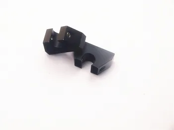Funssor 4 бр. черен анодизиран алуминиев Y-образен държач за детайли 3D принтер Prusa i3 MK3, метален 8 мм, елегантен притежателят на пръчката