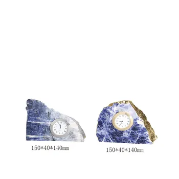 Натурален кристал син содалит груб необработен камък часовници бижута Неокласическа хотел вила клуб аксесоари за дома