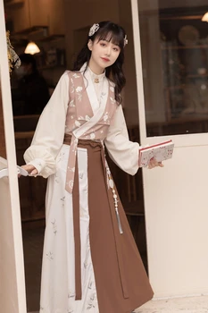 2023 Нови дамски китайските древни традиционни Ханфу, дамска мода, модерен костюм на династията Ханбок, рокля на династията Тан, дамски комплекти