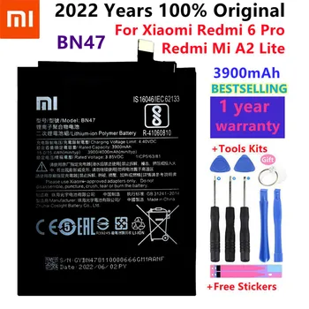 Оригинални сменяеми батерия Xiaomi BN47 за Xiaomi Redmi 6 Pro/Mi A2 Lite капацитет 4000 mah с безплатни инструменти