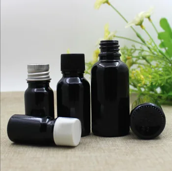 50 мл черна стъклена бутилка етерично масло е течност серум за цялостно възстановяване на гел за очите серум течност влага грижа за кожата козметична опаковка