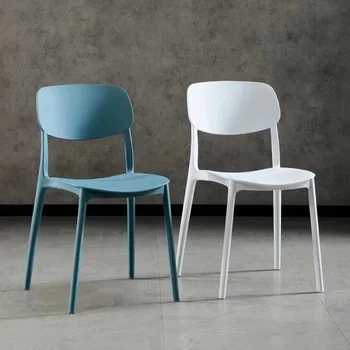 Ll22пластиковый стол обновяване на дома на скандинавския обедната стол с облегалка прости маса за възрастни пластмасов стол, стол за хранителни стоки павилион проста мода