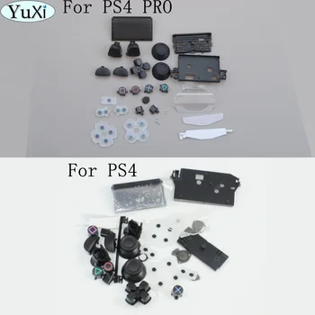 YuXi За ps4 pro L1, R1, L2, R2, стартер ABXY с Аналогова капак Джойстик Подмяна на контролера на PS4 JDM-040 JDS-040