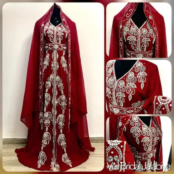 Новите червени caftans, африканските рокля Farasha Абая, рокля от Дубай, Мароко, европейски и американски модни тенденции