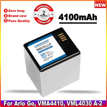 LOSONCOER Батерия с капацитет 4100 mah за Arlo Go, VMA4410, VML4030 A-2 батерии за фотоапарати