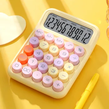 Цветен калкулатор, механична клавиатура, настолен компютър, офис специализиран висококачествен студентски научен калкулатор