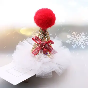 Коледна украса с уши лосове, детски аксесоари за коса, Коледна шнола за коса, шапки в корейски стил, Коледна шапка, родословна за коса