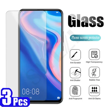 3/5шт 9H за huawei p smart Z S pro 2020 2021 plus 2018 2019 протектор на екрана на вашия телефон от закалено стъкло, защитно фолио смартфон
