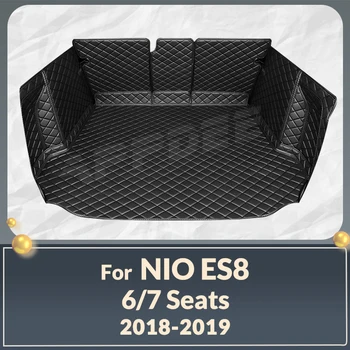 Автоматично подложка за багажника с пълно покритие за NIO ES8 6/7-местен 2018 2019 авто подложка за багажника, аксесоари за защита на купето на товарен подложка