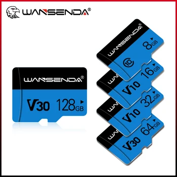 Карта памет WANSENDA 4 GB 8 ГБ16 GB 32 GB 64 GB 128 GB Mini SD Карта Class10 TF Карта Мини TF Карта miniSD Флаш Карта с Адаптер Безплатен