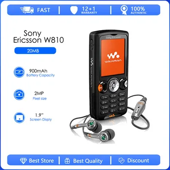 Sony Ericsson W810 възстановени-оригинален телефон W810 2.0 MP отключени телефон W810i Безплатна доставка