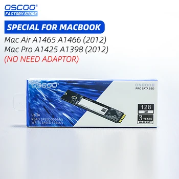 OSCOO 512 GB 256 GB SATA SSD Твърд диск за Macbook Air A1465 A1466 2012 година на производство Pro A1425 A1398 Вътрешен твърд диск