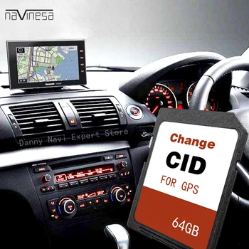 64 GB Заместват на Навигационната SD-картата Cid OEM/ODM Карти за сателитна навигация Kuga, Mondeo Focus C-Max Карта памет