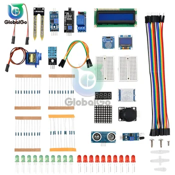 Основен стартов комплект за Arduino School Education learning Lab kit Прототипи такса/сензор за температура и влажност на въздуха/инфрачервен сензор/axis
