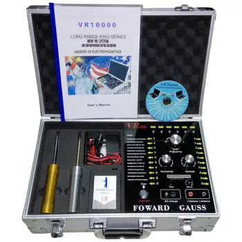 VR10000 Подземен метал детектор на далечни разстояния VR-10000 Професионален ловец, детектор за търсене на злато, диаманти, сребро, мед
