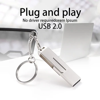 Потребителски лого Супер мини USB2.0 флаш памет 32 GB 16 GB 8 GB от 4 GB флаш памет 64 GB подвесная обтегач карта памет стик Снимка