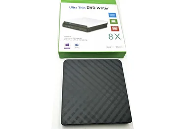 Новият високоскоростен тънко оптично устройство за запис на DVD-дискове с USB 3.0 за всеки настолен, лаптоп