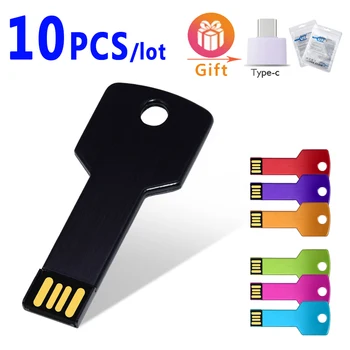 Безплатни Потребителски Допълнителни Цветове на 10 бр./лот USB Флаш памет Pen Drive 4 GB 8 GB 16 GB Memory Stick стик 32 GB 64 GB 128 GB USB устройство
