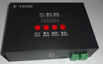 K-1000D; Контролер DMX пиксела SD-карта; поддръжка на стандартен чип dmx512/DMX512AP-N/WS2821A; drive1024pixel; с функция за запис на адрес