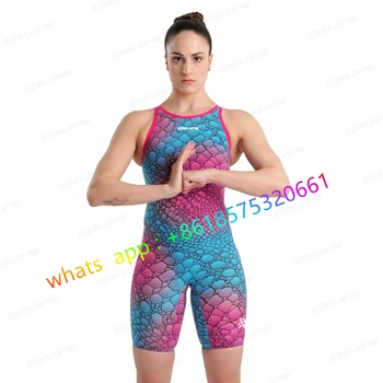 Костюм за триатлон 2022, монтиране едно парче бански, дамски спортен бански костюм, женски професионален състезателен тренировъчен бански