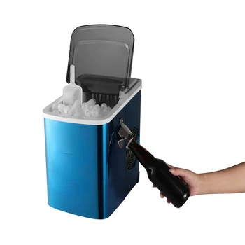 Лед от неръждаема стомана, с бутилка отварачка, синьо, ICE147-Пип