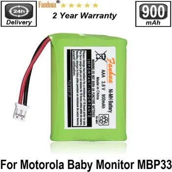 100% 3,6 В Ni-MH 900 mah Взаимозаменяеми Батерия за Motorola Бебефони и радионяни MBP33 MBP33S MBP33PU MBP36 MBP36S MBP36PU