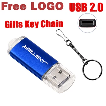 Най-ниската цена Метал 2.0 USB 256 GB Флаш Стик Стик Безплатна Доставка на Стоки Memory Stick 32 GB 64 GB 128 GB Безплатно персонализирано лого
