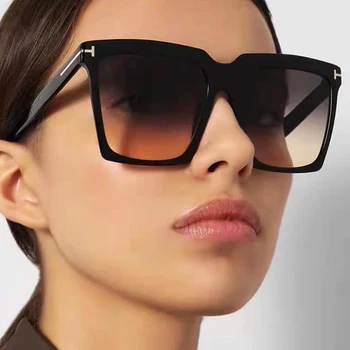 Модни реколта квадратни слънчеви очила, дизайнерски Луксозни унисекс, дамски слънчеви очила с котки, класически ретро очила с UV400 Ins, популярни очила