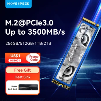 Твърд диск MOVESPEED 3500 МВ/с NVMe M. 2 2280 2 TB 1 TB 512 GB 256 GB Вътрешен Твърд диск M2 PCIe 3,0x4 2280 SSD за Преносими КОМПЮТРИ