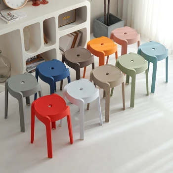 Пластмасови трапезни столове в стил фънк, акцентные кухненски реколта подове, трапезни столове, минималистичная мебел за почивка, модерно обзавеждане